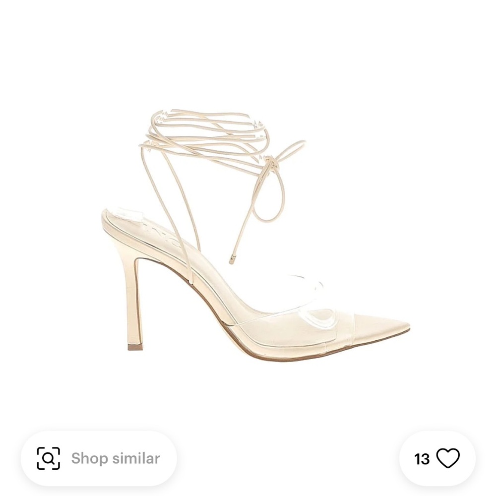 Elegant Cream Strappy Heels